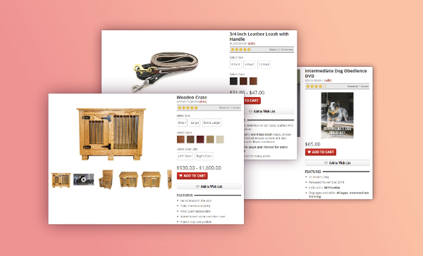 Product page redesign thumbnail image