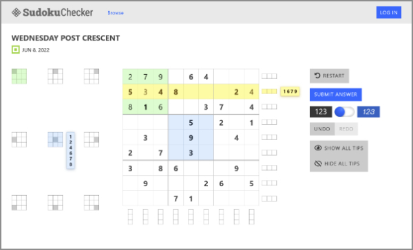 Sudoku Checker in MERN Stack thumbnail image